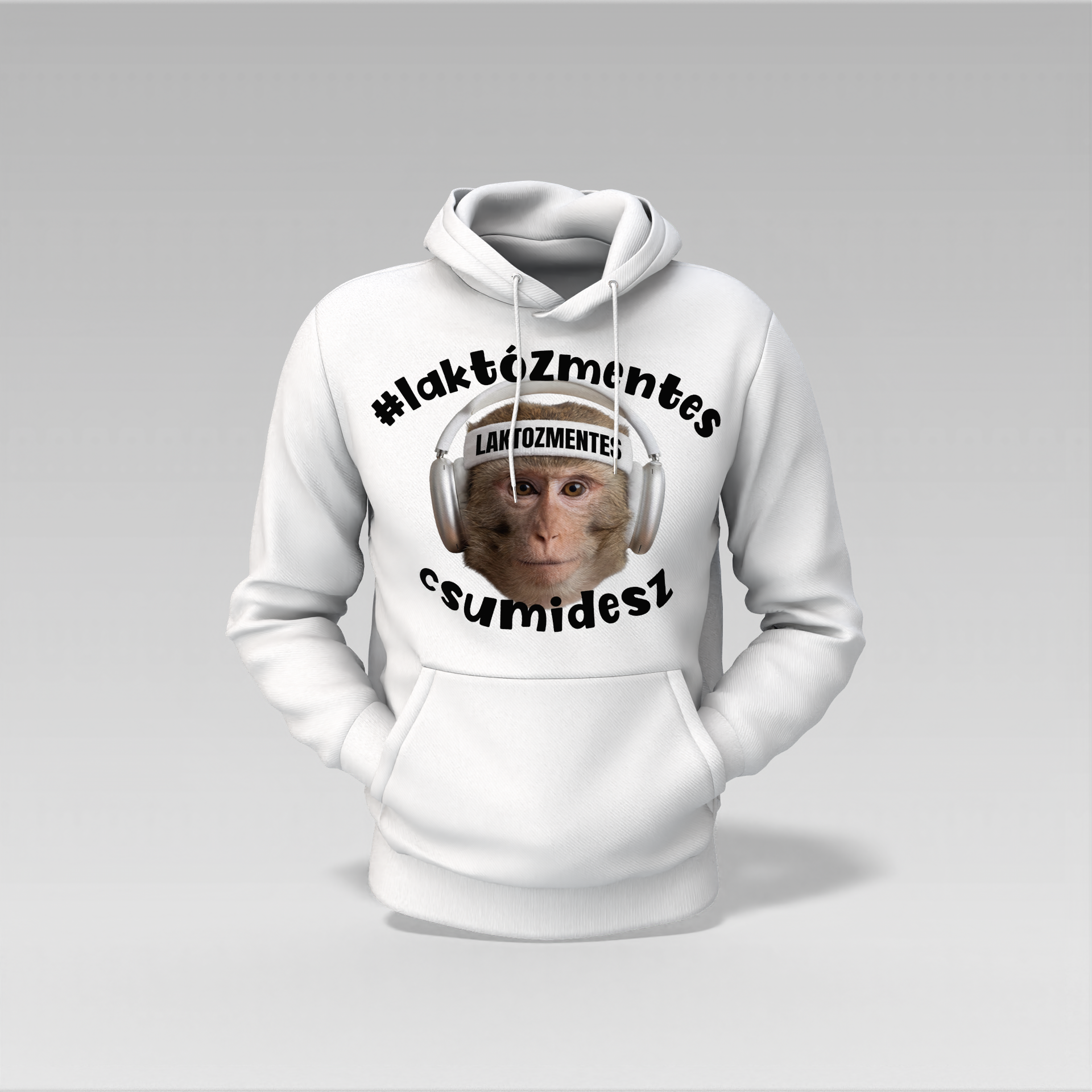 LAKTÓZ - Kapucnis pulóver